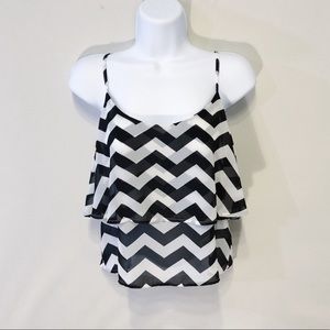 H&M Divided Chevron Top